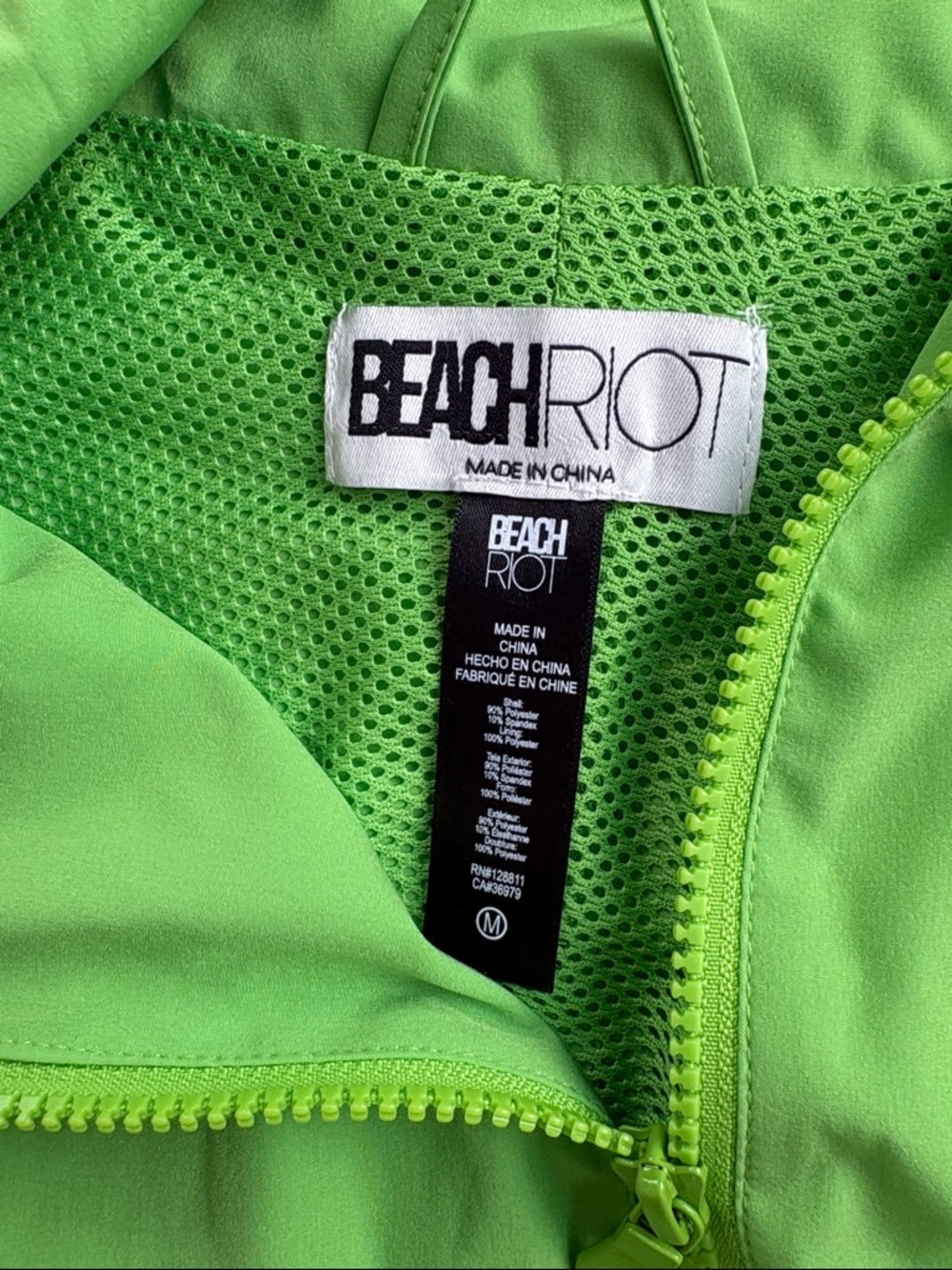 Beach Riot Lime Green Jacket - Picture 2 of 7